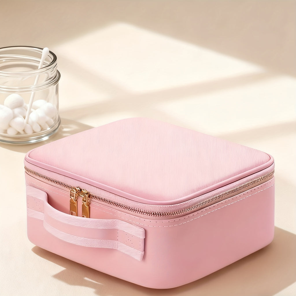 Exklusive Kosmetiktasche mit LED-Spiegel – Stilvoll & durchdacht - LIVILIFE